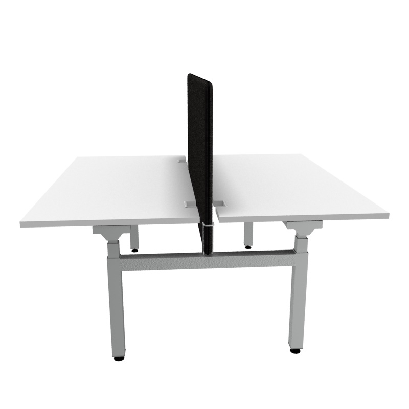 Dobbelt skrivebord med elektrisk hev/senk Dobbelt skrivebord med elektrisk hev/senk
