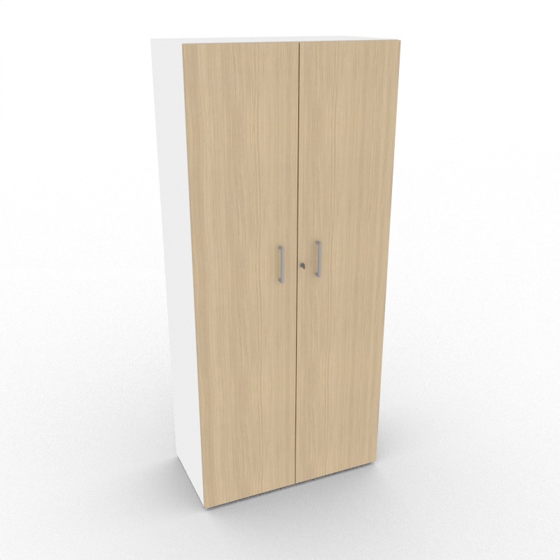 Choice skap 80 5PH, hvit/eik Choice skap 80 5PH, hvit/eik