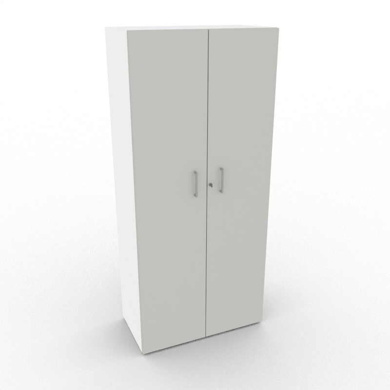 Choice skap 80 5PH, hvit/grå Choice skap 80 5PH, hvit/grå